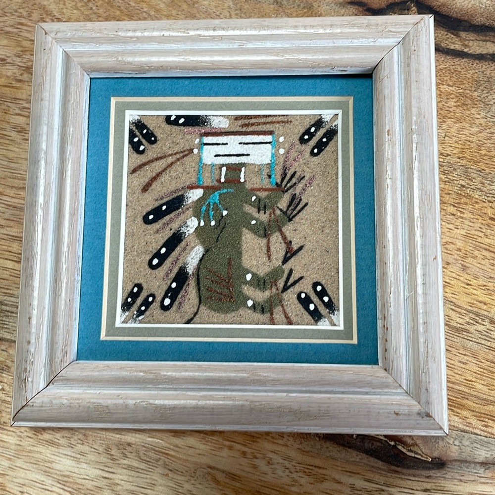 Native American small sand art
